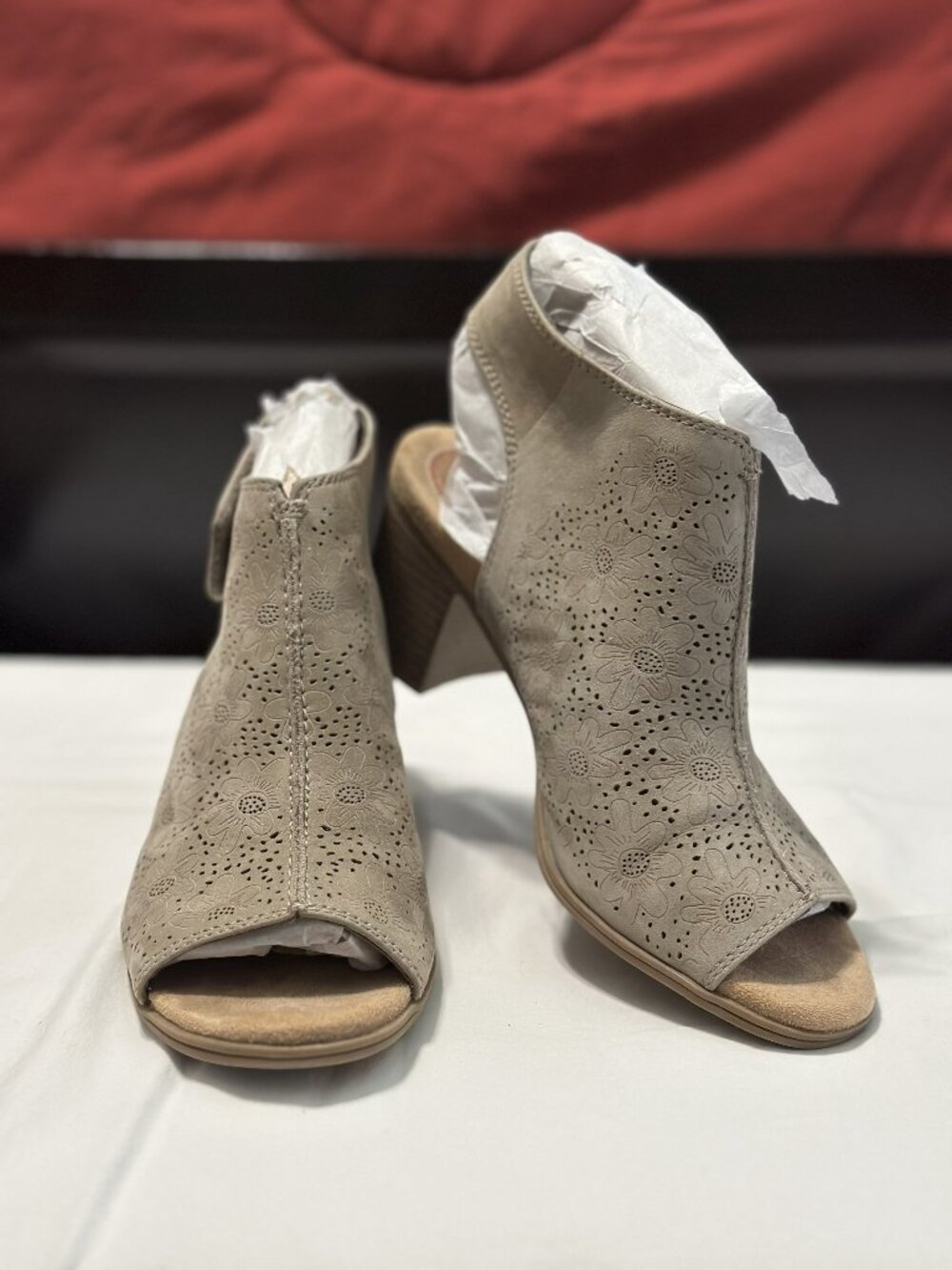 Rockport Cobb Hill Hattie Cuff Hi VP Khaki Leather Women Size 7M